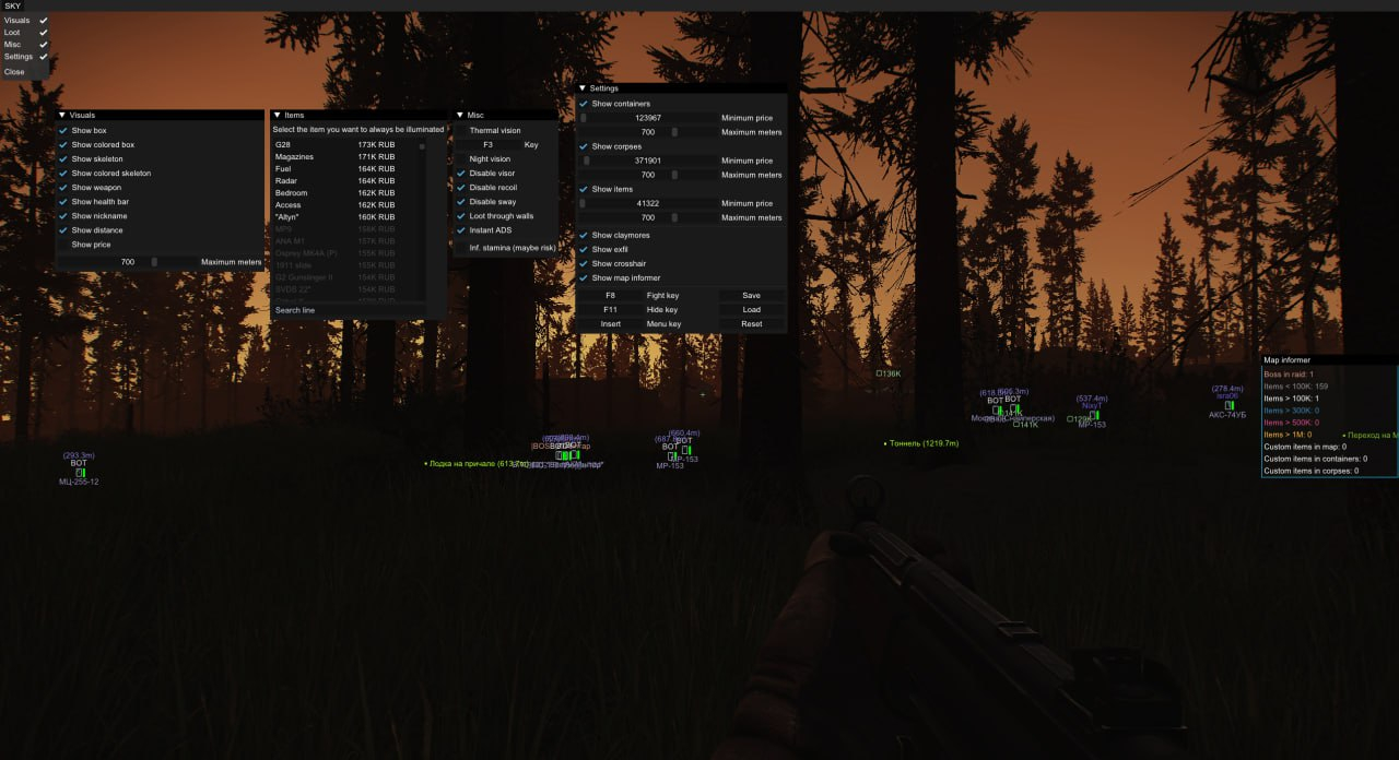 Sky Escape From Tarkov