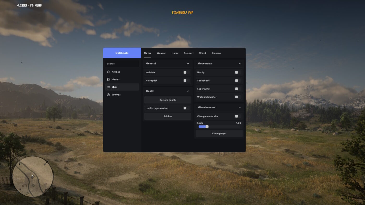 0x Cheat for RedM (Red Dead Redemption 2) – Private Hack with Aimbot, ESP, Kill Aura & More