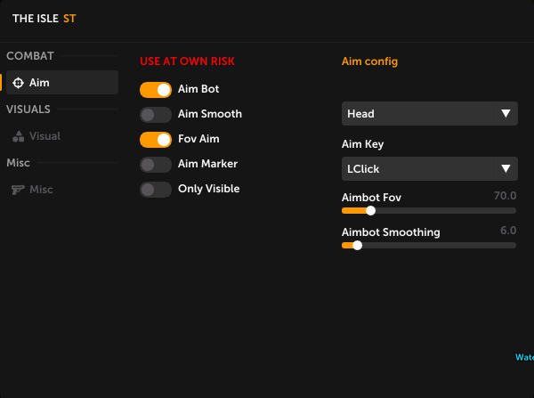 ST The Isle Evrima cheat menu