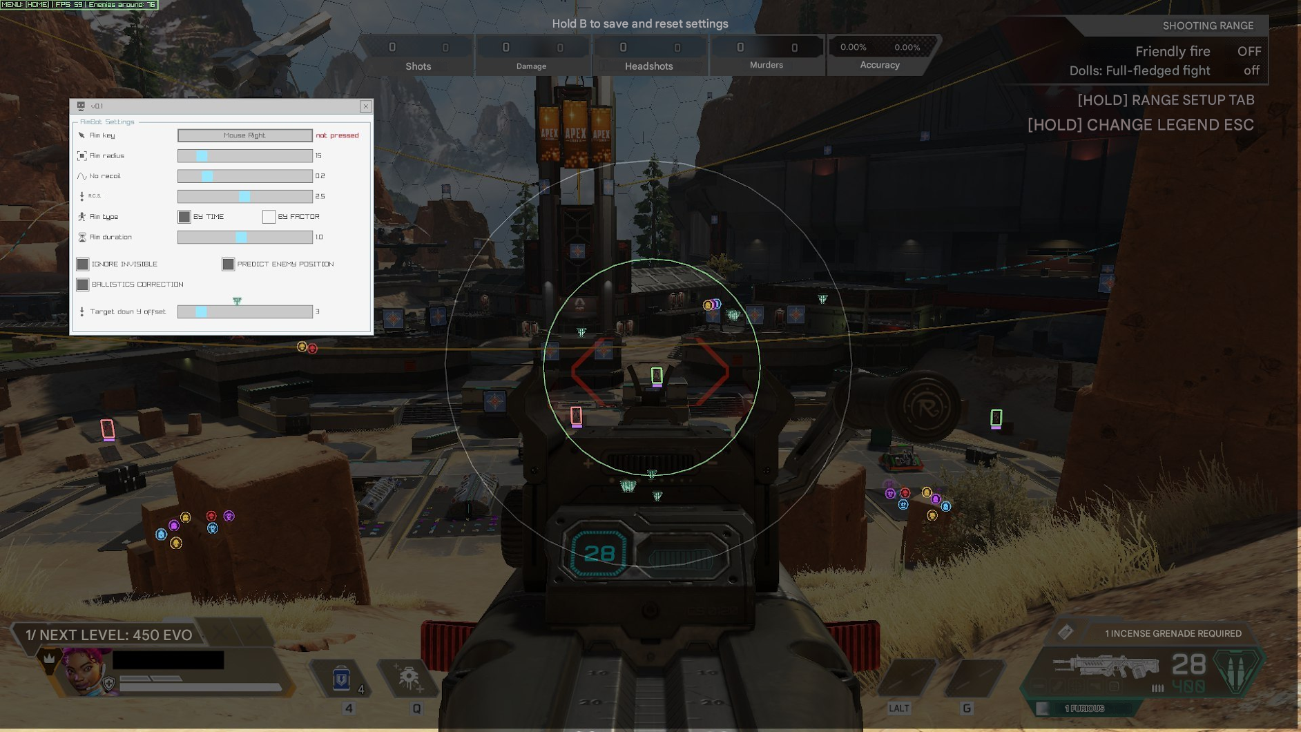 About Apex Undetected Cheats