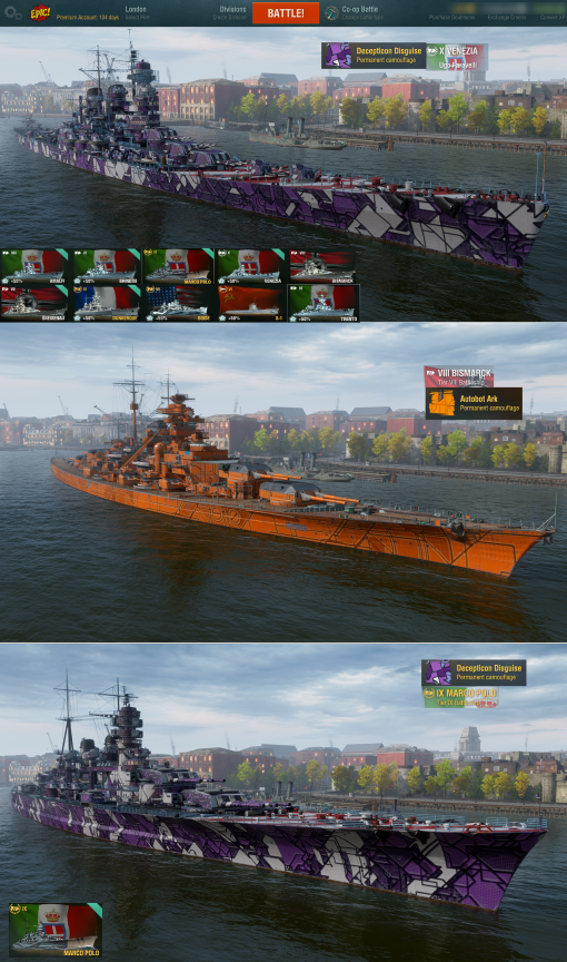 World of Warships Premium Accounts