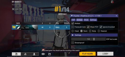 Fluorite Free Fire IOS