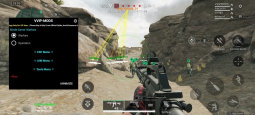 VVIP Private Cheat for Delta Force (Android) – No Root Required