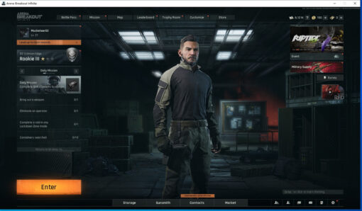Arena Breakout Infinite PC Accounts – Level 20+ – Korn Coin – Full Access – Instant Delivery