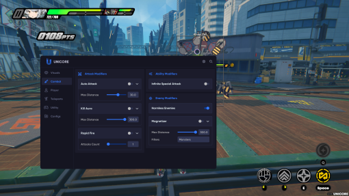 UNICORE Cheat for Zenless Zone Zero – Private Hack with Teleport, ESP, Godmode & More (2025)