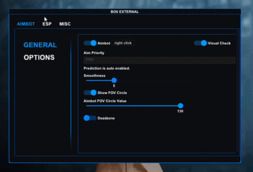 OBSIDIAN Cheat for Call of Duty Black Ops 67 — Private External Aimbot & ESP for Intel & AMD