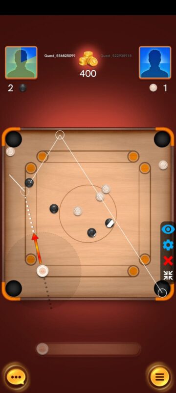 Carrom King Android Cheats & Hacks: Aim, Prediction Line, AutoPlay and Gameplay Assistance Guide